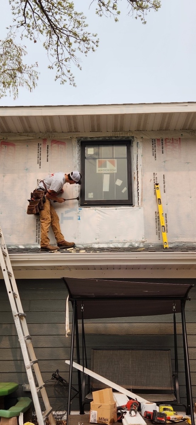Shane Birkeland on a job site